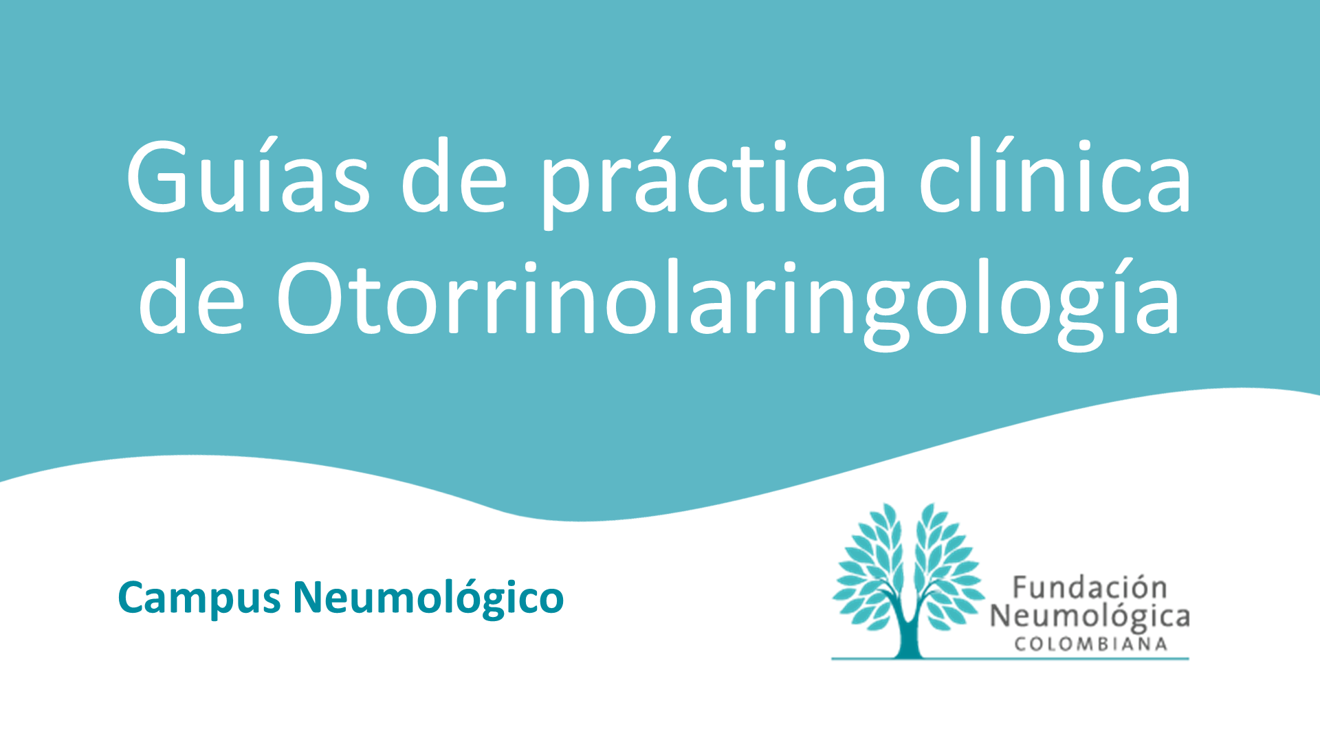 Guías de práctica clínica de Otorrinolaringología